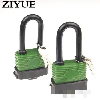 

Free Shipping 50lmm Waterproof Heavy Duty Waterproof Rustproof Garage Garden Gate Padlock Steel Warded with Key
