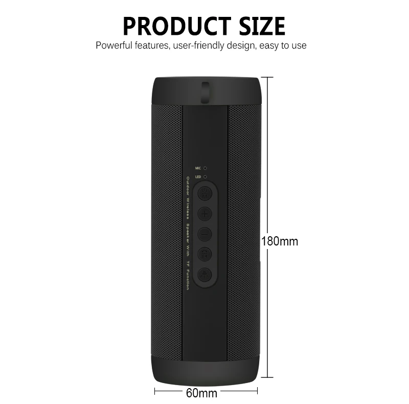 T2 беспроводной Bluetooth динамик s Лучший водонепроницаемый портативный Открытый громкий динамик мини Колонка коробка Динамик дизайн для iPhone Xiaomi