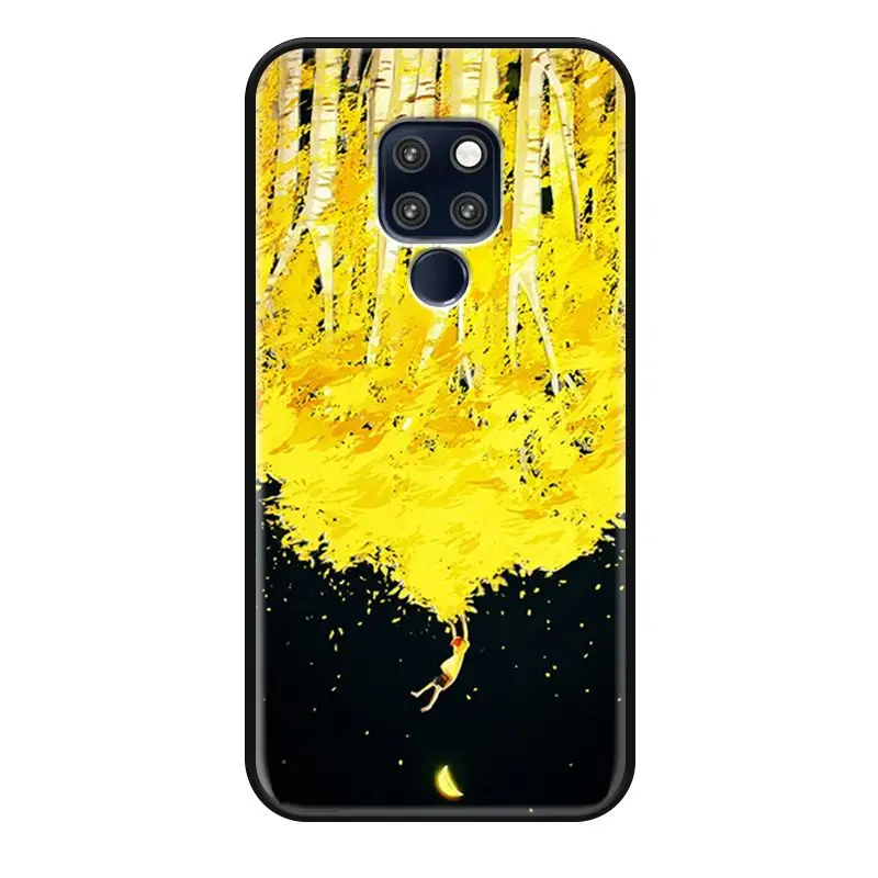 Чехол для huawei MATE 20 PRO MATE 20 X рельефный чехол Dreamland рельефный чехол 20X иллюстрация эскиза - Цвет: Yellow