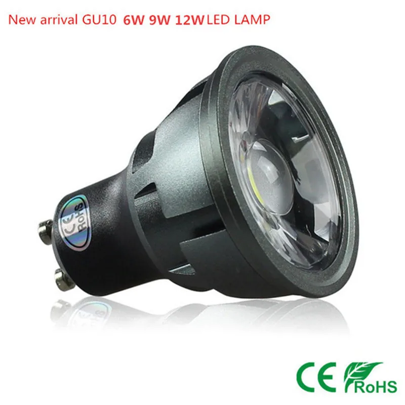 Nouvel Arrivage D'ampoules Led Gu10 Cob À Intensité Variable, 6w 9w 12w