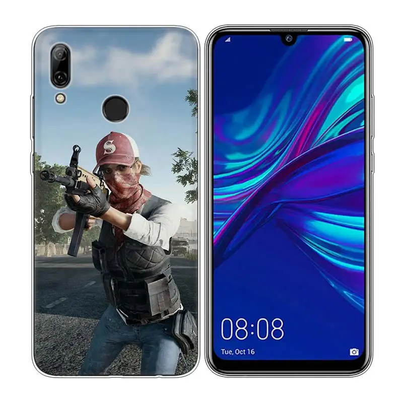 Силиконовый чехол для телефона PUBG игры Мода для huawei P30 Lite P Smart Honor 7A 8 8A 8C 8X 10i Y5 Y6 Y7 Y9 Pro