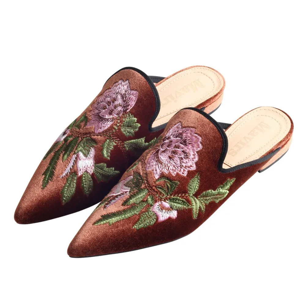 Flat Shoes Women mule slipper 2018 Home Slippers Women Christmas79