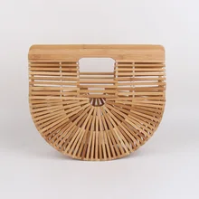 2017 sommer Berühmte Design Aushöhlen Bambus Handtaschen Luxus Design frauen Tasche Sommer Stroh Strandtasche für Frauen Einkaufen tasche