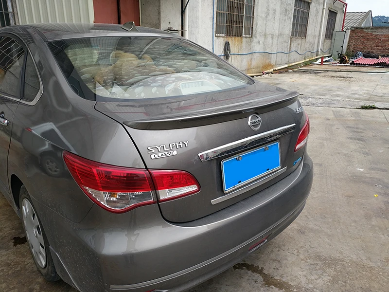 Для Nissan Sentra 2007 до 2011 спойлер Высокое качество Спойлер из АБС-пластика праймер или любой цвет задний спойлер для Nissan Sentra