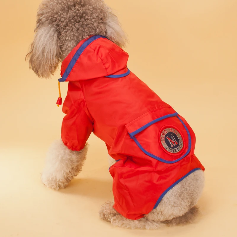 Dog Raincoat Large Waterproof Clothes For Big Dog Jumpsuit Labrador Bulldog Pet Rain Coat