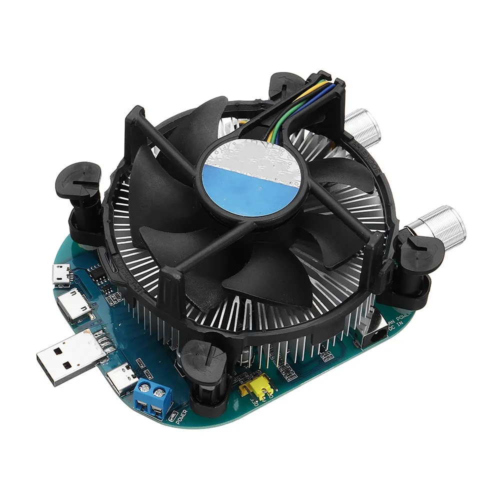 

NEW 100W 20V 5A USB Aging Discharge Tester Adjustable Constant Current Electronic Load Mobile Power Meter Module