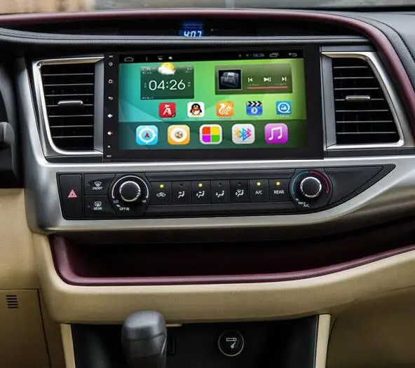 Best DSP Carplay 2GB Ram 32G Rom Android 7.1 10.2inch Car Radio Gps For Toyota Highlander 2015 Audio Vedio Stereo Media  Navigat 2