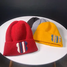 Пара зимних теплых вязаных шапок модные теплые шапки ушные шапки для девочек и мальчиков унисекс