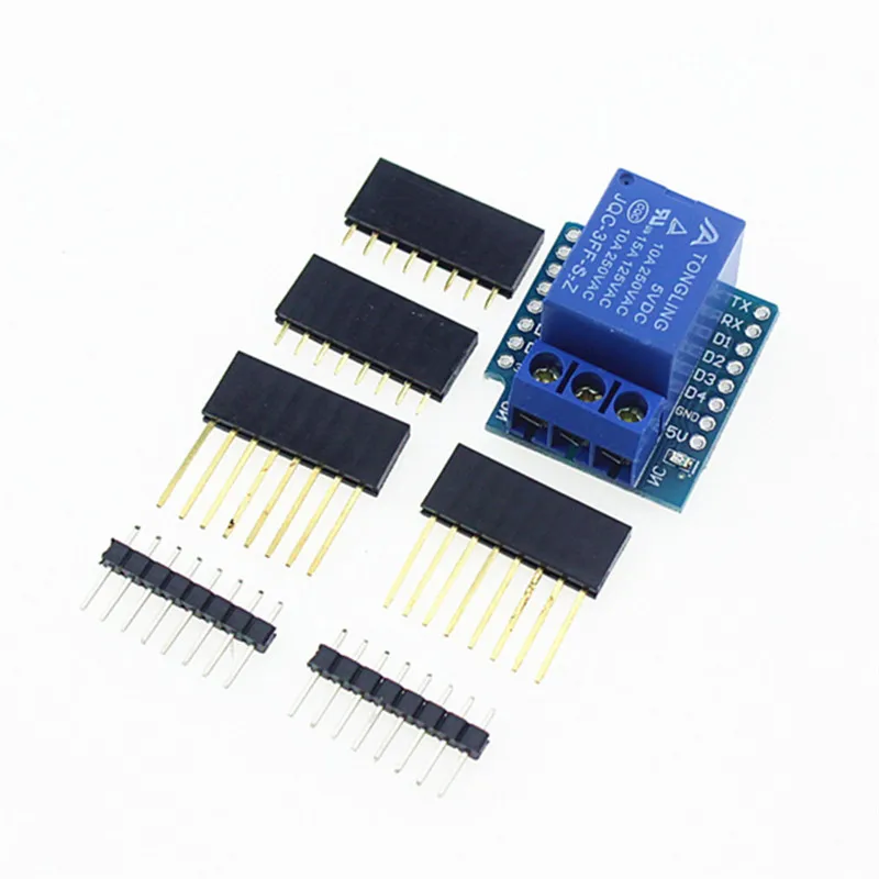 

Relay Module For D1 MINI 5V hight level trigger One 1 Channel Relay Module interface Board Shield For D1 MINI