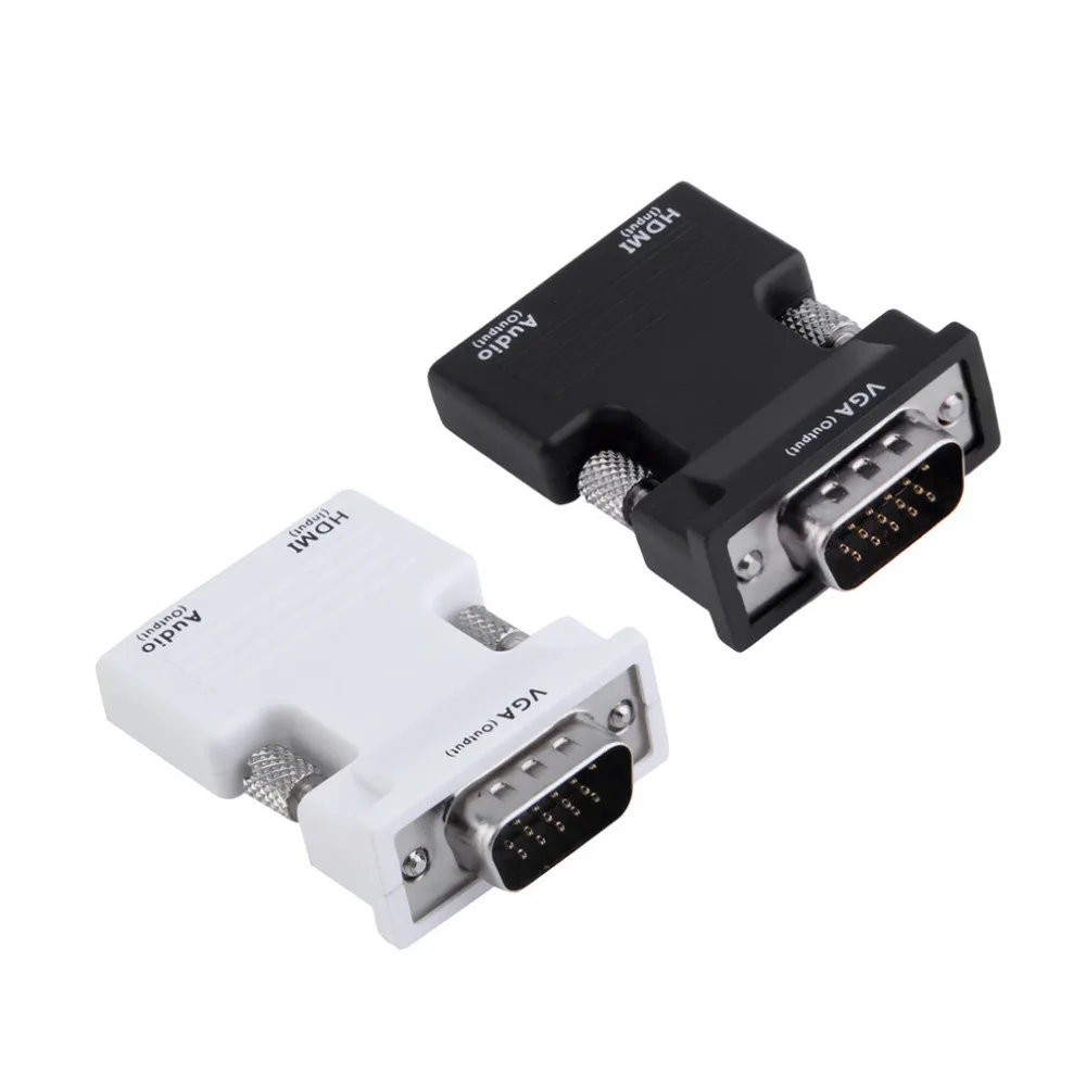 

HDMI Female to VGA Male Converter Adapter Support 1080P Signal Output new arrival Hot Promotion Drop Shipping