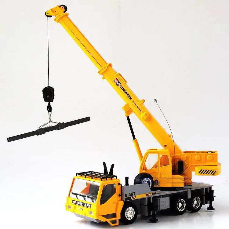 1:24 Remote control crane,Electric engineering vehicles,7-channel car,Wireless RC model toys,Oversized toy car,free shipping 2