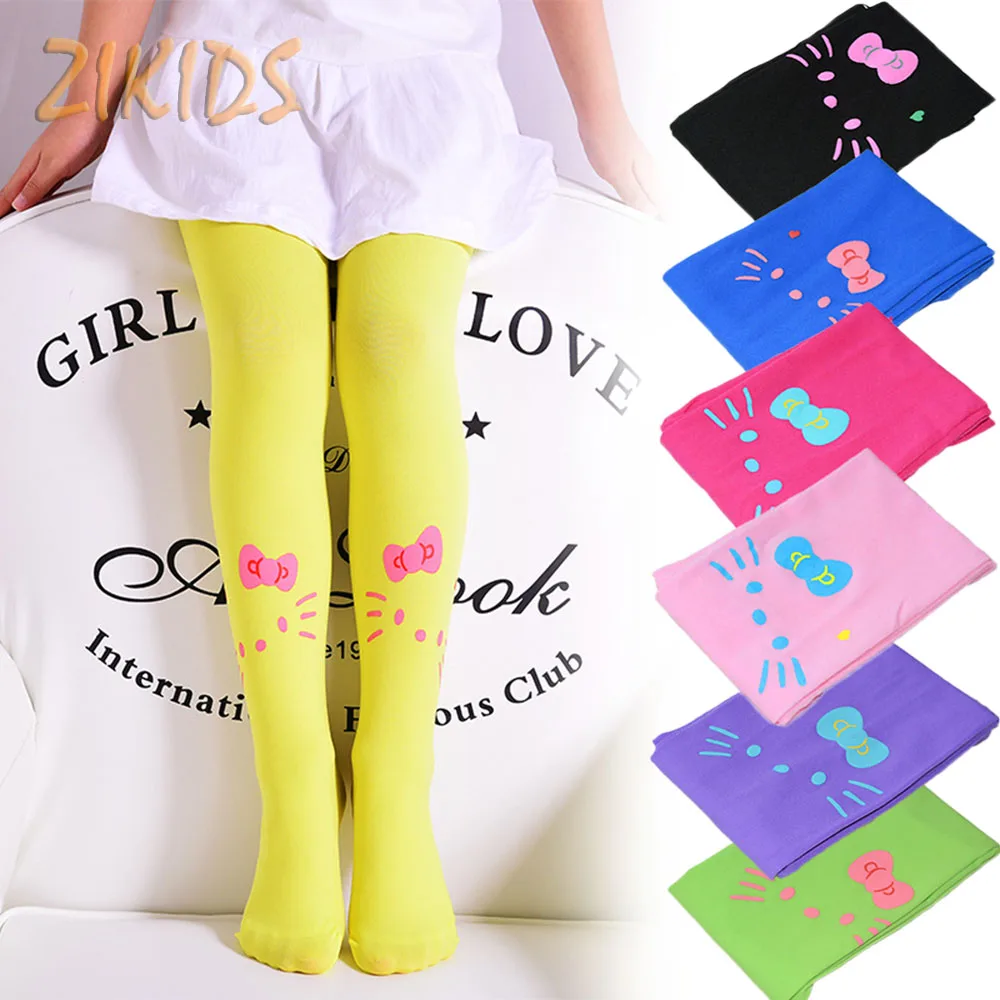 Kitty Cat Baby Girl Velvet Tights for Girls Party Birthday Performance