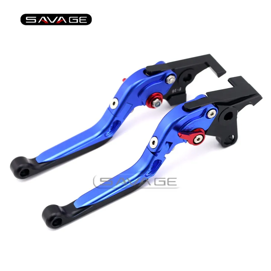 

For YAMAHA XJR 1300/1200 XJR1300 XJR1200 FJR1300 XT1200ZE Blue Motorcycle Adjustable Folding Extendable Brake Clutch Lever