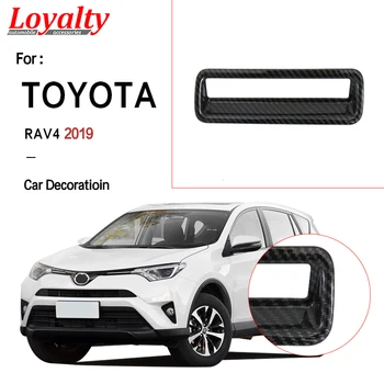 

Loyalty For Toyota Rav4 2019 2020 ABS Carbon Fiber Headlight Switch Cover Trim Head Light Lamp Control Button Sticker Accessorie