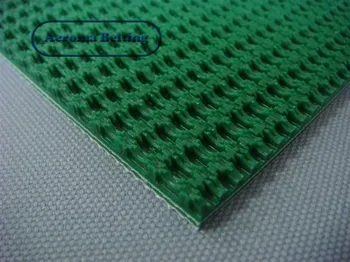 

High Grip rough top grass surface conveyor belt 5.0mm thickness