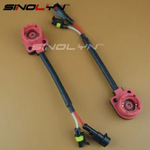 SINOLYN 2 шт D2S D2R D2C ксеноновые лампы разъем провода кабельный разъем жгута реле Адаптер Plug Преобразовать в послепродажного балласта