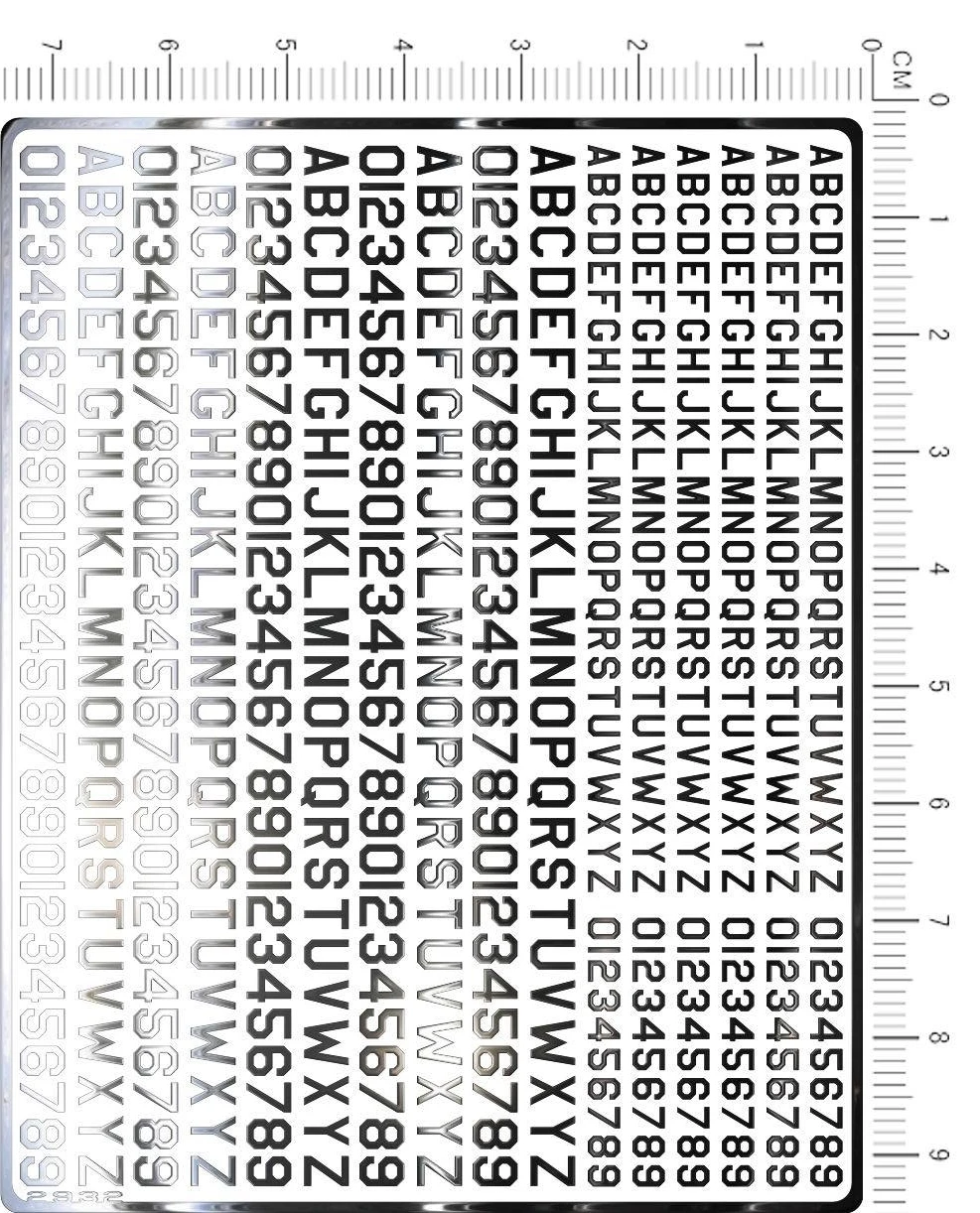 Многоуровневый трафарет usaaf для армии США, цифры, персонажи, модель, металлические наклейки
