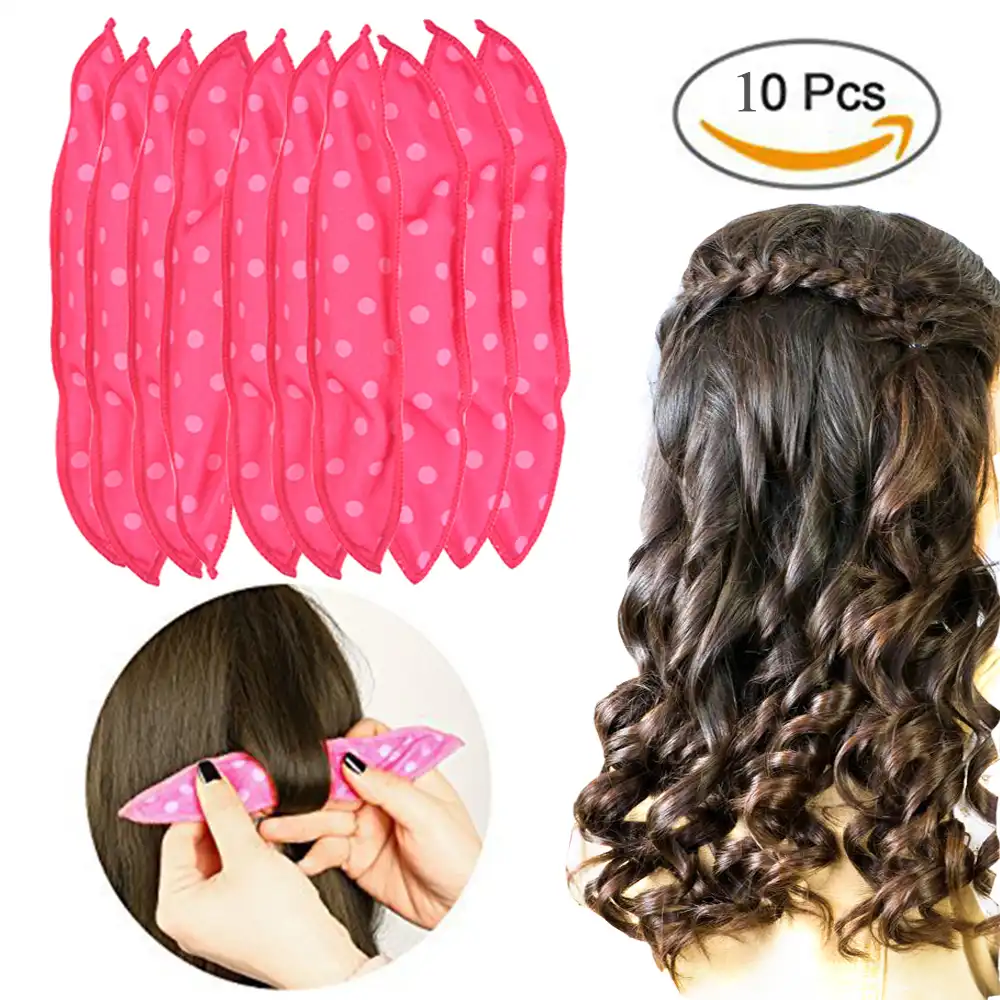 10 Pcs Lot Soft Hair Curlers Magic Curler Flexi Rods Foam Rollers