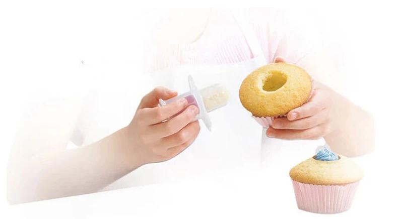 1 шт. DIY торт Core для удаления торта Плунжер для кексов Corer декоративный Комплект Набор выпечки инструменты