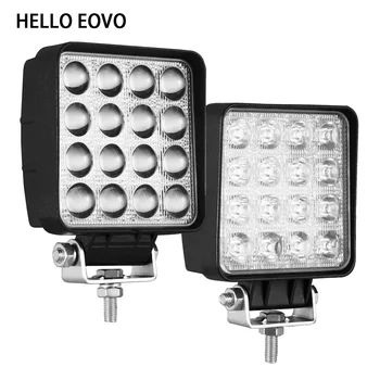 

HELLO EOVO 10pcs 4 Inch 48W LED Work Light Bar for Indicators Motorcycle Driving Offroad Boat Car Tractor Truck 4x4 SUV ATV 12V