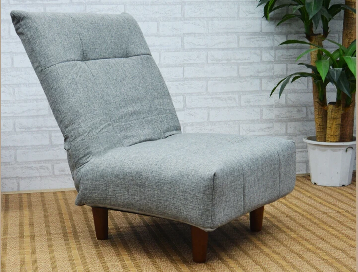 

Modern Fabric Japanese Sofa Furniture Single Foldable Sofa Chair Armless Lounge Recliner Living Room Occasional Accent Chair