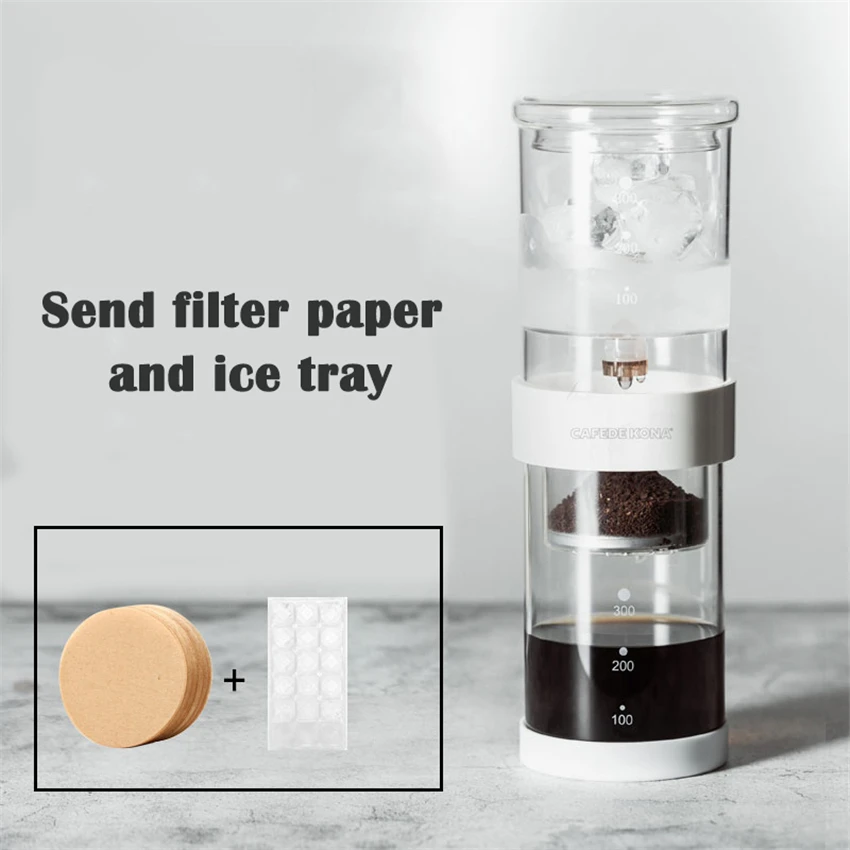 Кофейник Icedrop Бытовая кофеварка для приготовления холодного кофе|Кофейные