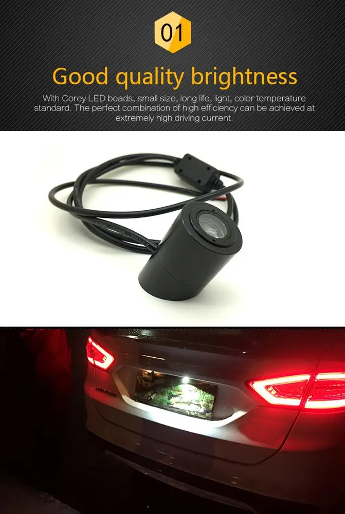 

Car Laser Tail Logo Led Light New Car Warning Laser Tail Logo Rear Fog Light Car Styling Auto Brake Parking Rearing License Lamp