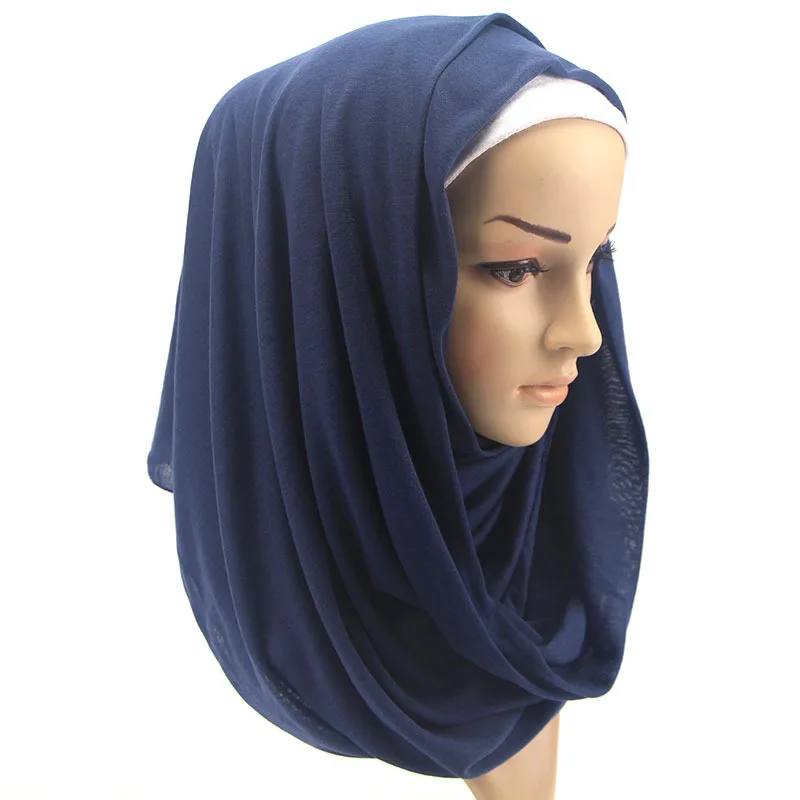 2016 New Winter Jersey Scarf Cotton Modal Scarf Muslim Hijab Long Solid Women Islamic Scarves