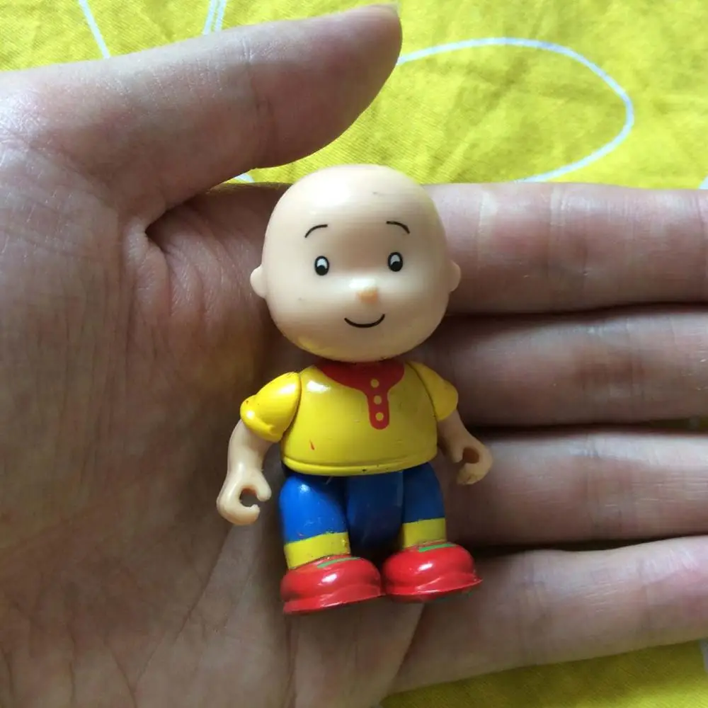 Горячая Распродажа, подвижная мультяшная игрушка Caillou heidi 6 см, ПВХ фигурка - Цвет: A