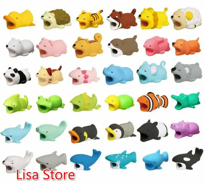 Free DHL 200pcs (36 styles) Animal USB Phone