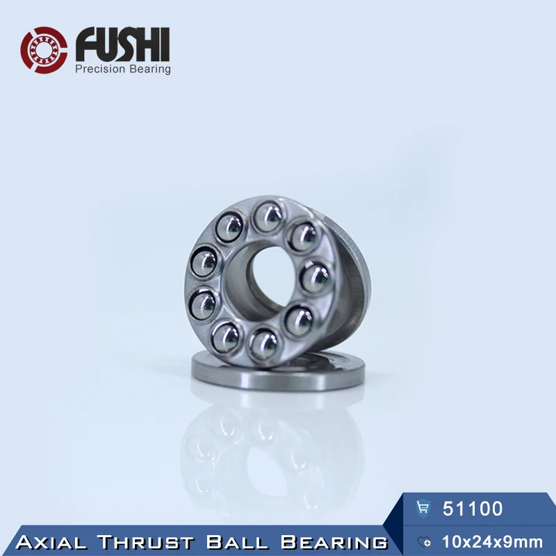 51100 8100 Thrust Ball Bearings Thrust Bearing 10*24*9mm Miniature Axial Ball