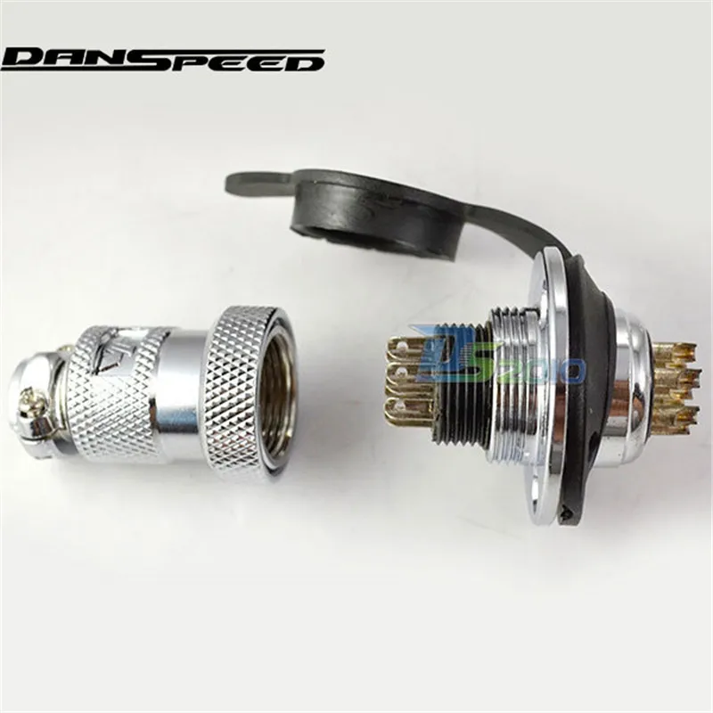 

DANSPEED High Quality 7 Pin Aviation Amphenol Cable Connector Plug 19mm