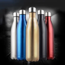 12 unze/17 unze/25 unze 5 farbe Edelstahl Thermosflasche Vakuumisolierte Sport Wasserflasche für Camping Laufschuhe Reisen