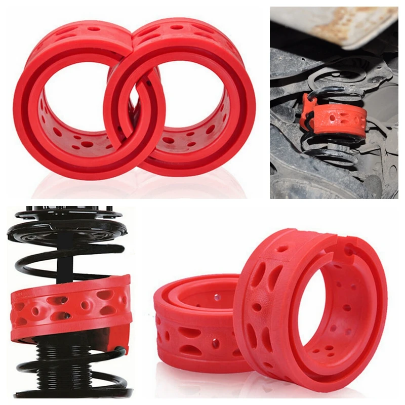 2Pcs Type A Protective Suspension Shock Absorber Spring Bumper Power