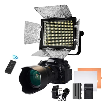 

Yongnuo YN320 On-camera LED Video Light 5500K /3200-5500K Bi-color U-type Bracket Photography Fill Lighting For Canon Nikon DSLR