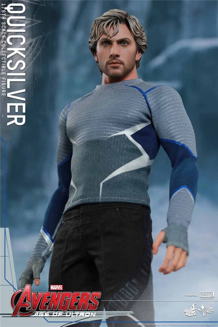

Hot Toys Hottoys HT MMS302 Avengers Age Of Ultron 1/6Th Scale Model Quicksilver Collectible Figure Specification New Box