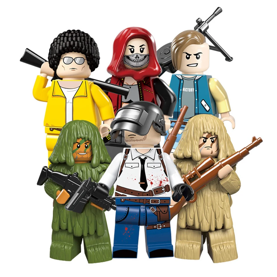 Bricks Military Figure Set PUBG Mini Weapon Gun Playerunknown's Battlegrounds FPS Game kids Toy Legoed PUBG Army Building Blocks Bricks Military Figure Set PUBG Mini Weapon Gun Playerunknown's Battlegrounds FPS Game kids Toy Legoed PUBG Army Building Blocks