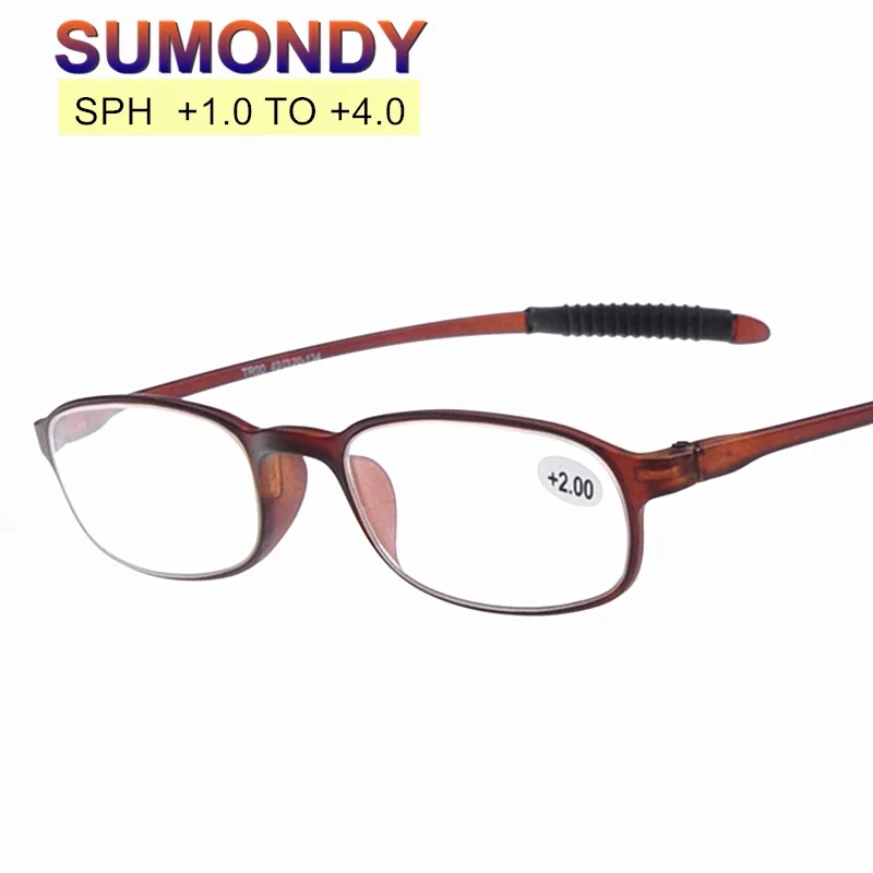 Sumondy+ 1,0 1,5 2,0 2,5 3,0 3,5 4,0 классические дизайнерские очки для чтения удобные Для женщин Для мужчин против усталости глаз, пресбиопические очки G488-2