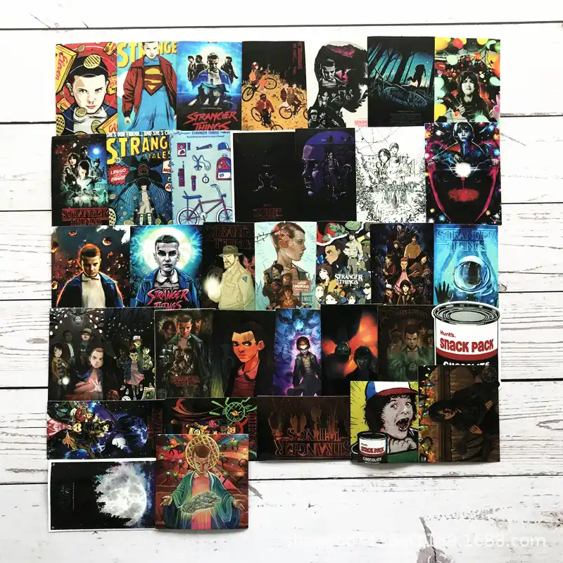 lego stranger things barb sticker