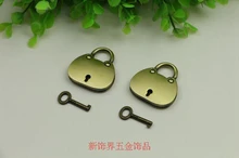 Bolsa de accesorios bolsa de accesorios de hardware de bloqueo colgante de bronce candado de plata pequeño candado cerradura de bloqueo bolsa de decoración