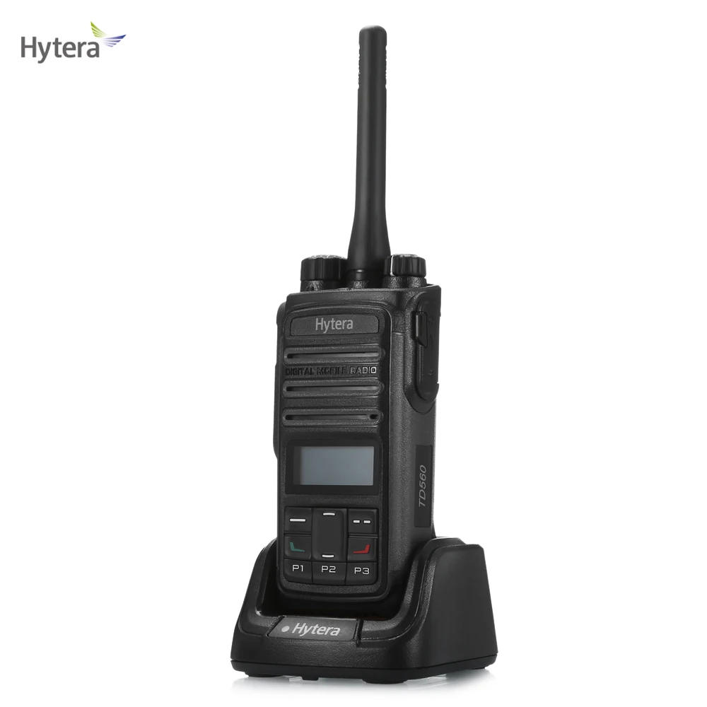 Hytera TD 560 портативный UHF 470 400 МГц DMR трансивер с OLED дисплеем и перезаряжаемым литий