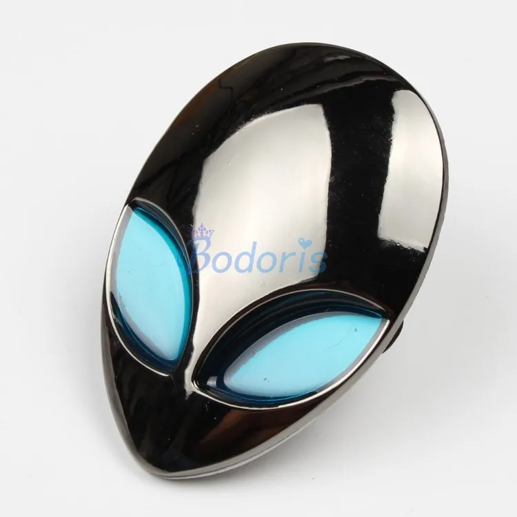 

Personality 3D Alien Metal Car Motorcycle Sticker ET UFO Emblem Badge Car Styling Stickers Car Styling Accessories