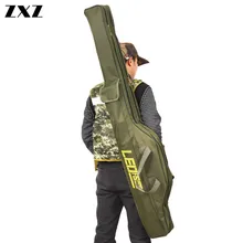 Многофункциональный 3 Слои прочный Портативный Складная удочка Рыба полюс инструменты хранения сумка чехол Нейлон Рыбалка снасти сумки для хранения чехол s