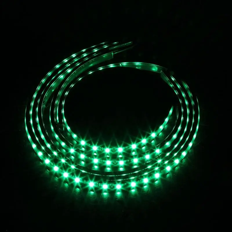 4 шт. RGB Светодиодная лента под автомобильную трубу система подсветки неоновый