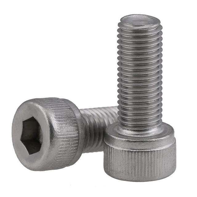 M8-1.25 X 20 A2-70 Stainless Steel Hex Cap Screws Grade Bolts