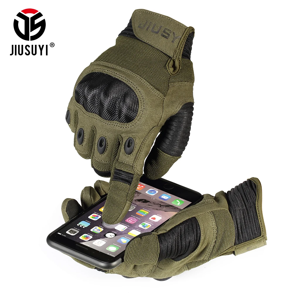 TouchScreen Military Tactical Gloves Army Paintball Shooting Airsoft Combat Anti-Skid Hard Knuckle
