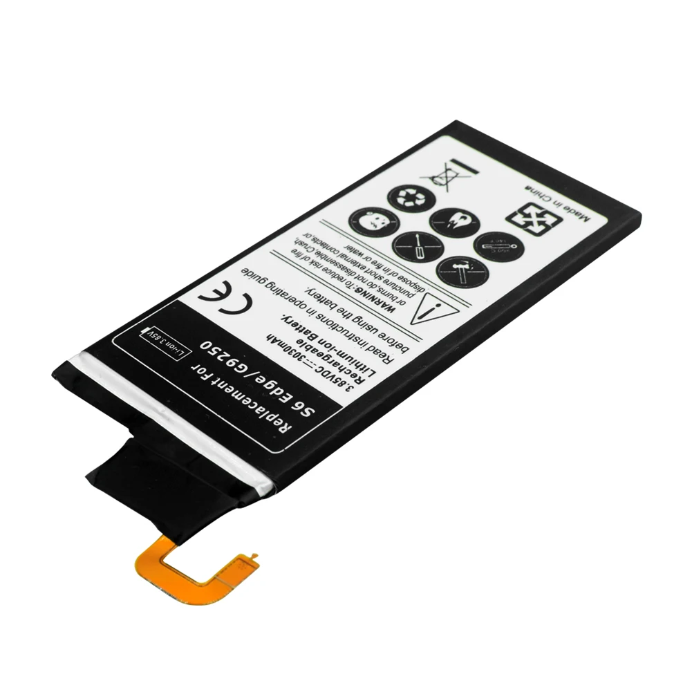 3 85 V 3030mAh батарея для телефона Замена Samsung Galaxy S6 Edge G9250 G925F с разъемом и набором