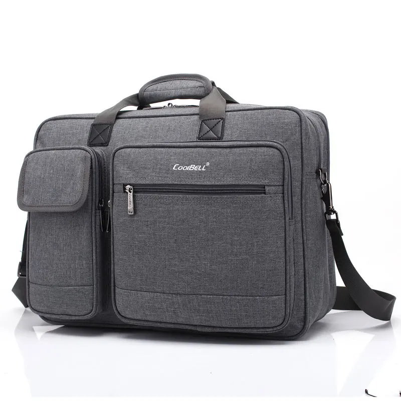 17.3 Inch Laptop Briefcase Protective Messenger Bag Nylon Shoulder Bag