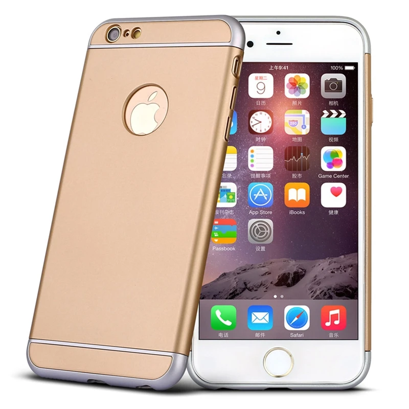 Чехол для iphone 6 6s Plus 5s 5 SE роскошные жесткие армированные чехлы на заднюю панель Apple