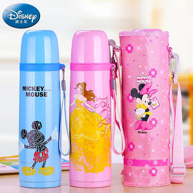 

Disney 450ML Baby Feeding Cup Vacuum Flasks 304 Stainless Steel Leak-proof Drinker Children's Bottle For Drinking Tumbler